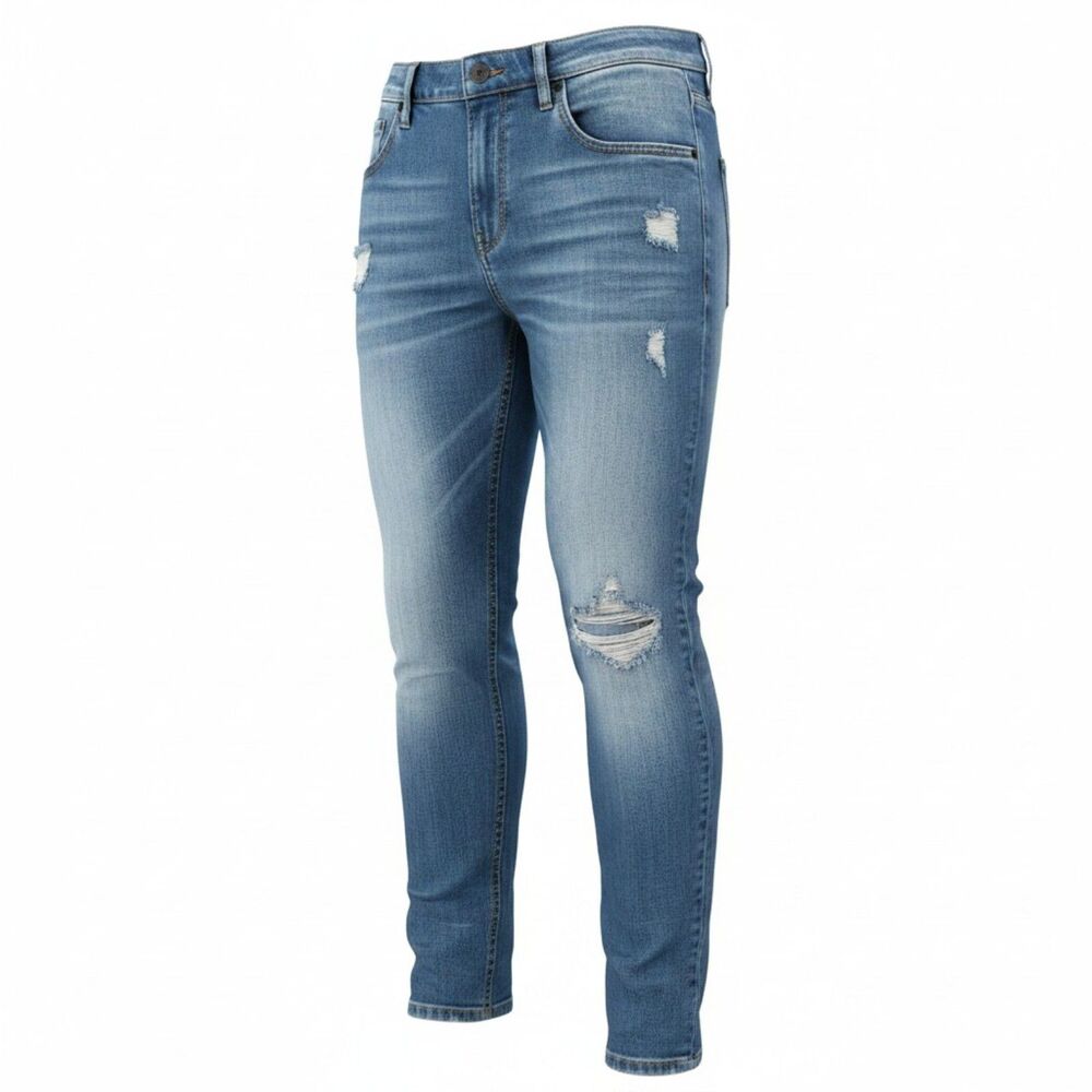 Women's Hollister Skinny Advanced Stretch Ripped L28 W30 Jeans